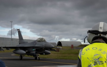 Forging Power in the Skies: German Luftwaffe members learn skills on the F-16