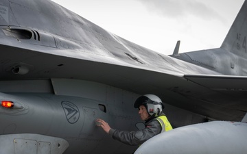 Forging Power in the Skies: German Luftwaffe members learn skills on the F-16