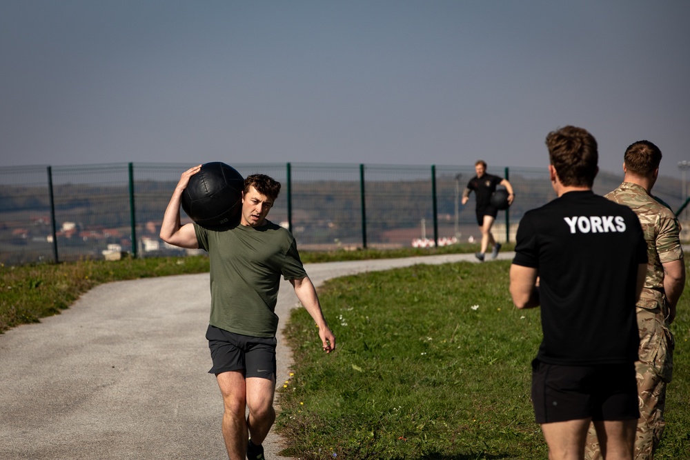 British Strategic Reserve Force Participate in BAWF Event at Camp Bondsteel