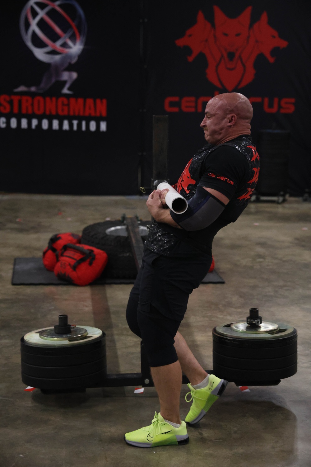 Enduring Atlas – SSgt Geoff Laney’s Intense Preparation and All-Out Performance at the 2024 Strongman Corporation National Championships