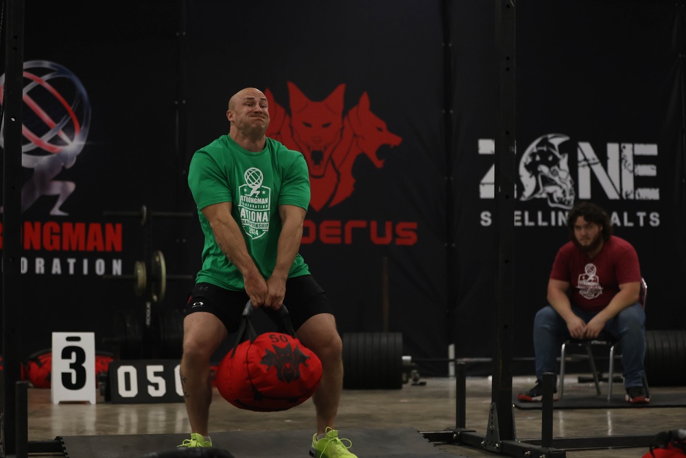 Enduring Atlas – SSgt Geoff Laney’s Intense Preparation and All-Out Performance at the 2024 Strongman Corporation National Championships