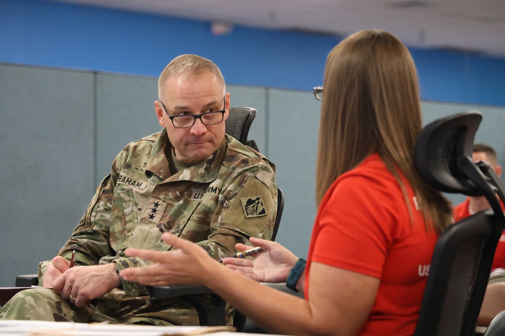 56th Chief of Engineers Lt. Gen. William H. Graham tours Hurricane Milton Emergency Field Office