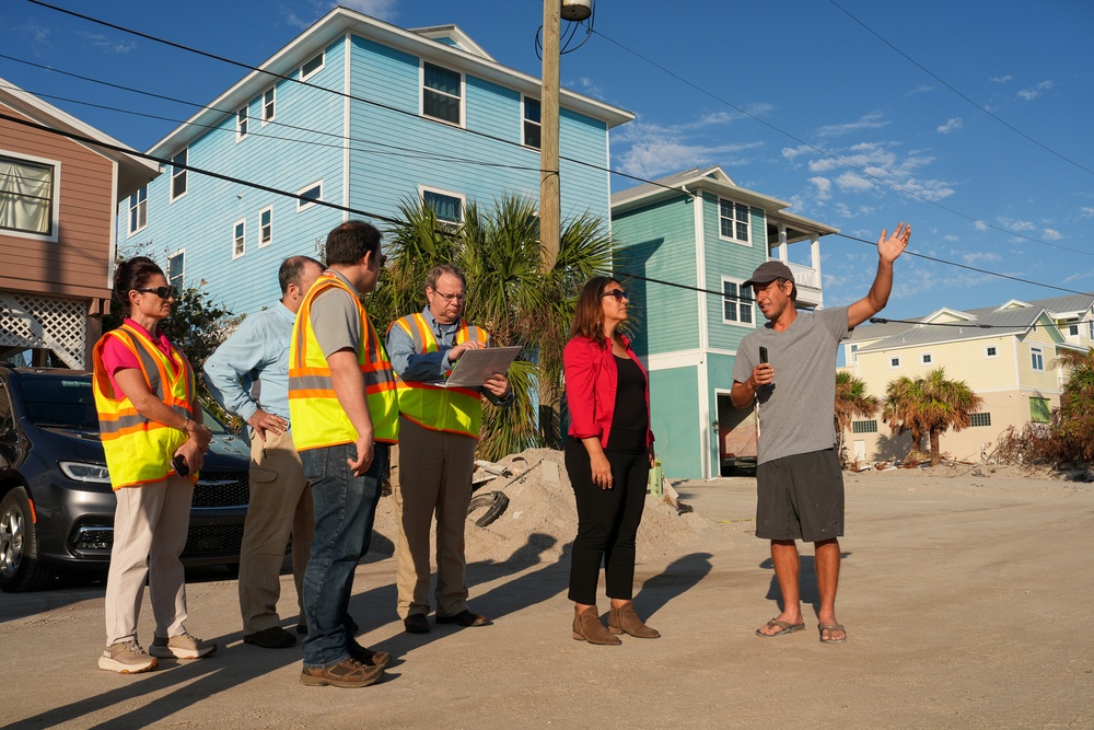 Victoria Salinas Visits Florida Following Hurricane Milton