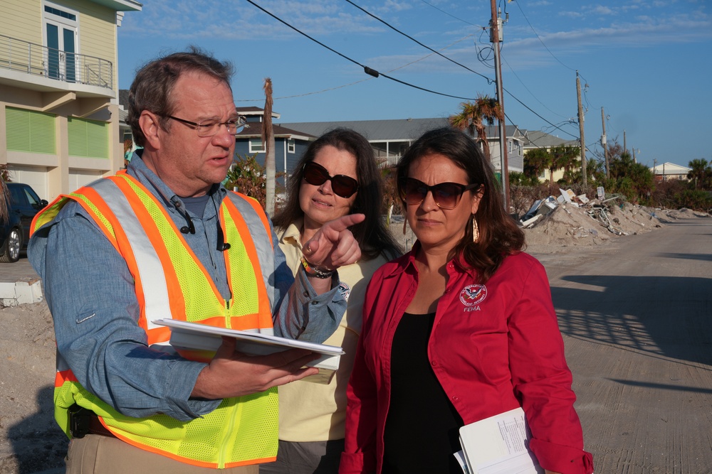 Victoria Salinas Visits Florida Following Hurricane Milton