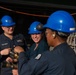 USS John C. Stennis Sailors conduct Routine Maintenance Check on Hoses