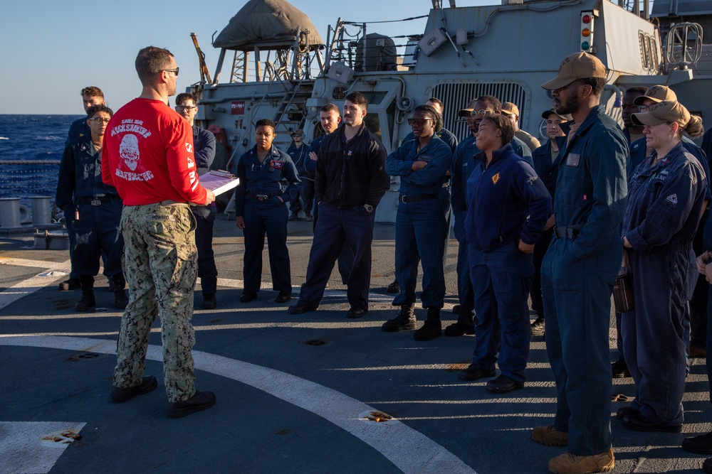 USS Cole Small Arms Qualification