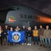 Members from the 100th Bomb Group fly with the 100th ARW