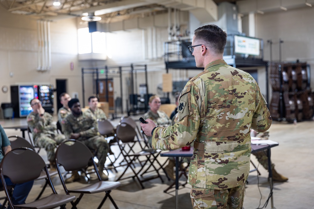 Oklahoma Military Department employees take off