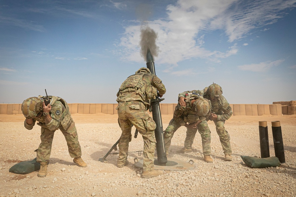 Coalition forces conduct base defense exercise