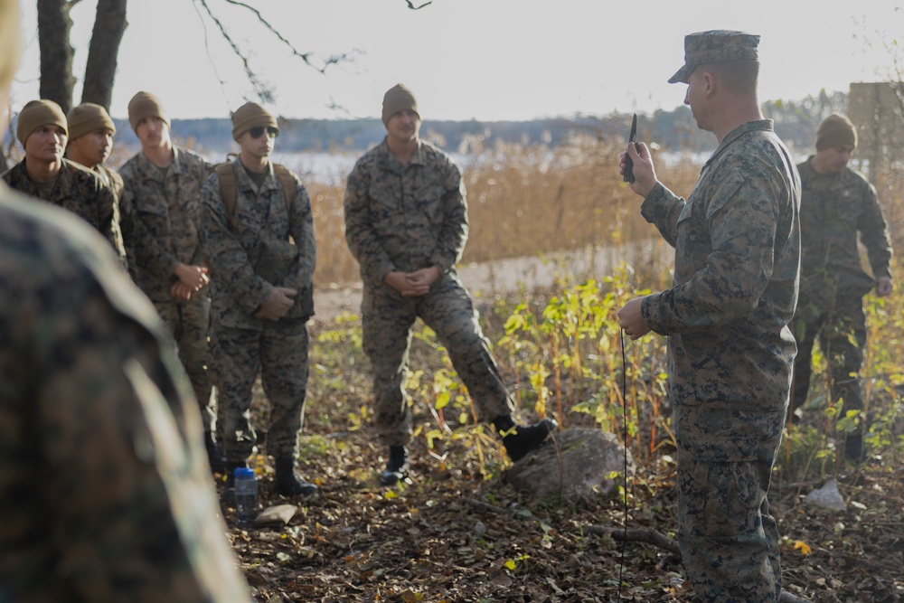 Combat Engineers and EOD Conduct Basic Wilderness Survival Training