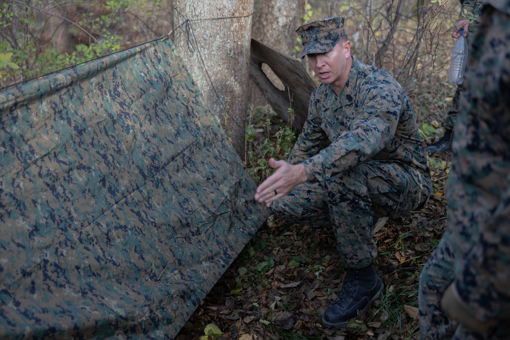 Combat Engineers and EOD Conduct Basic Wilderness Survival Training