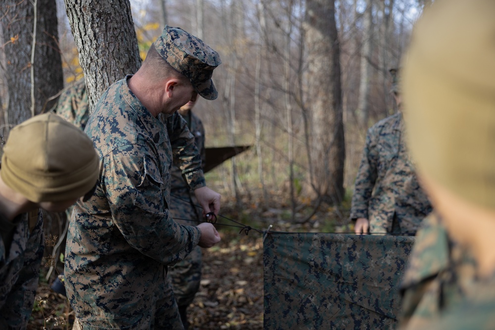 Combat Engineers and EOD Conduct Basic Wilderness Survival Training