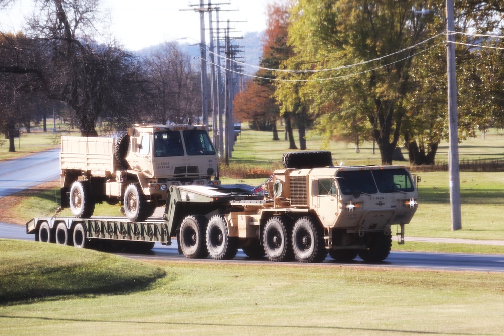 October 2024 training operations at Fort McCoy