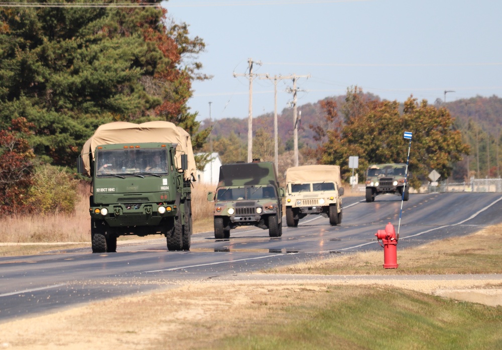 October 2024 training operations at Fort McCoy