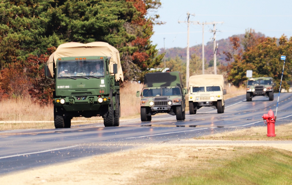 October 2024 training operations at Fort McCoy