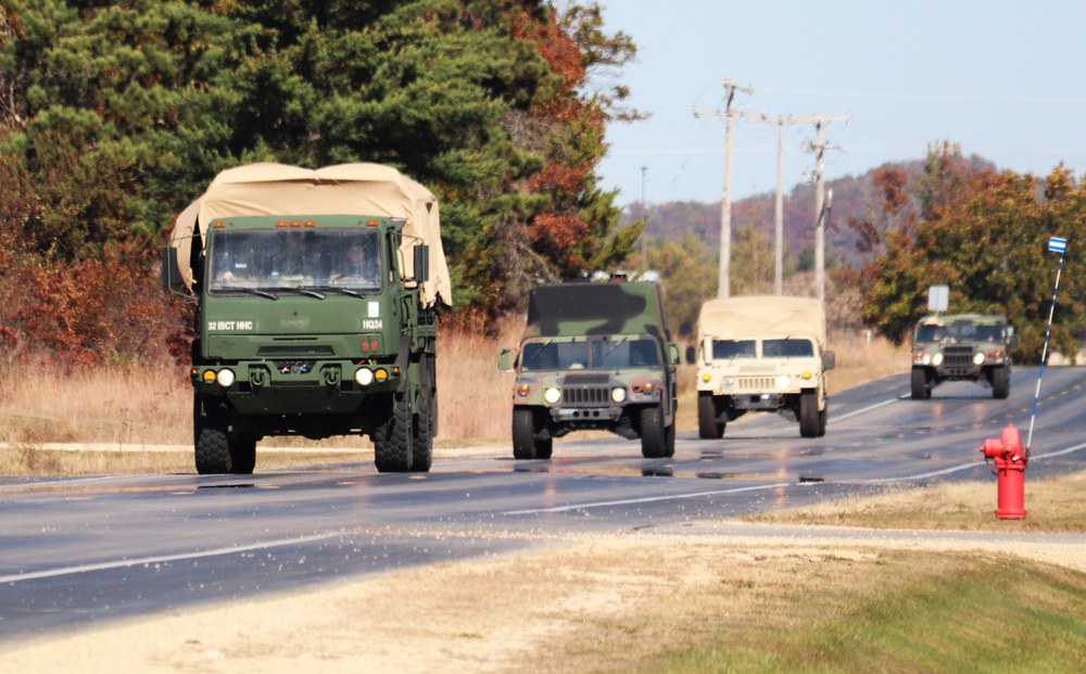 October 2024 training operations at Fort McCoy