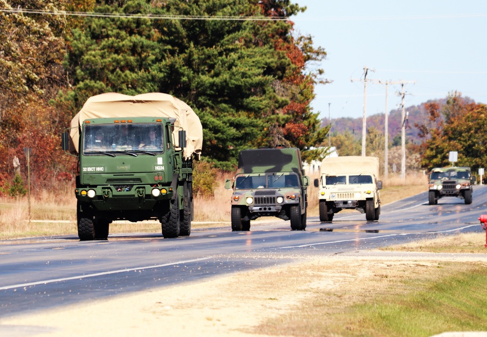 October 2024 training operations at Fort McCoy