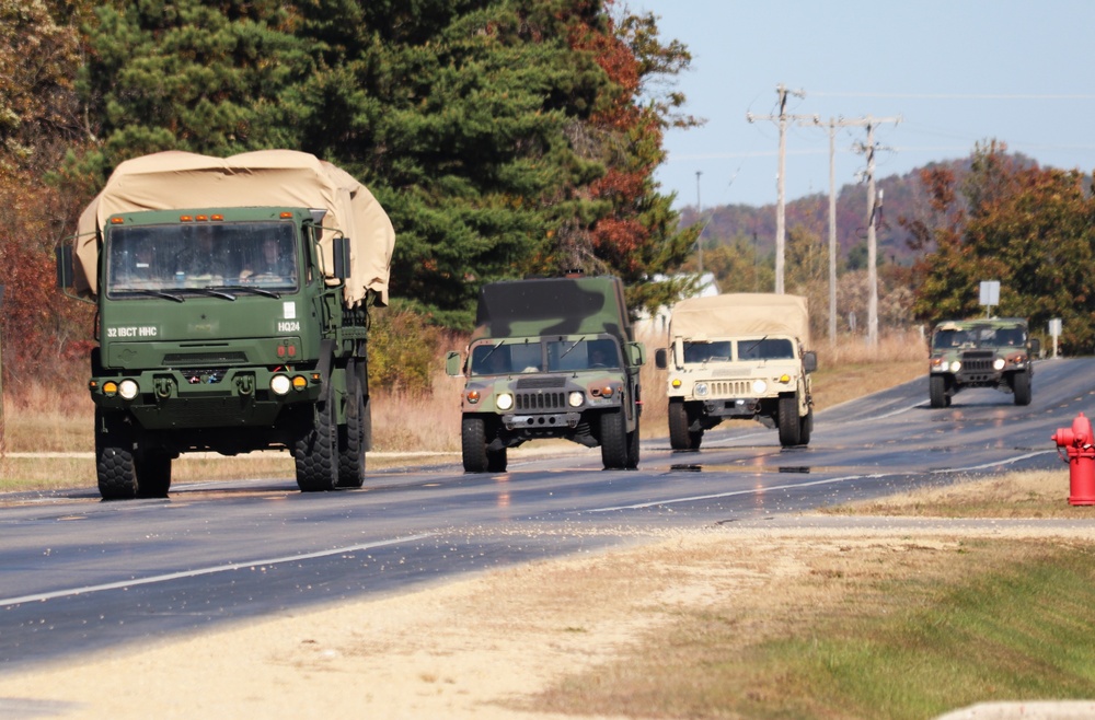 October 2024 training operations at Fort McCoy