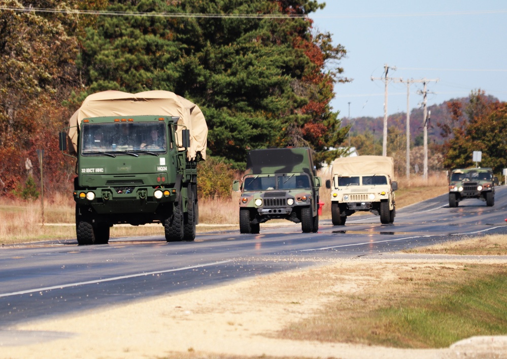 October 2024 training operations at Fort McCoy