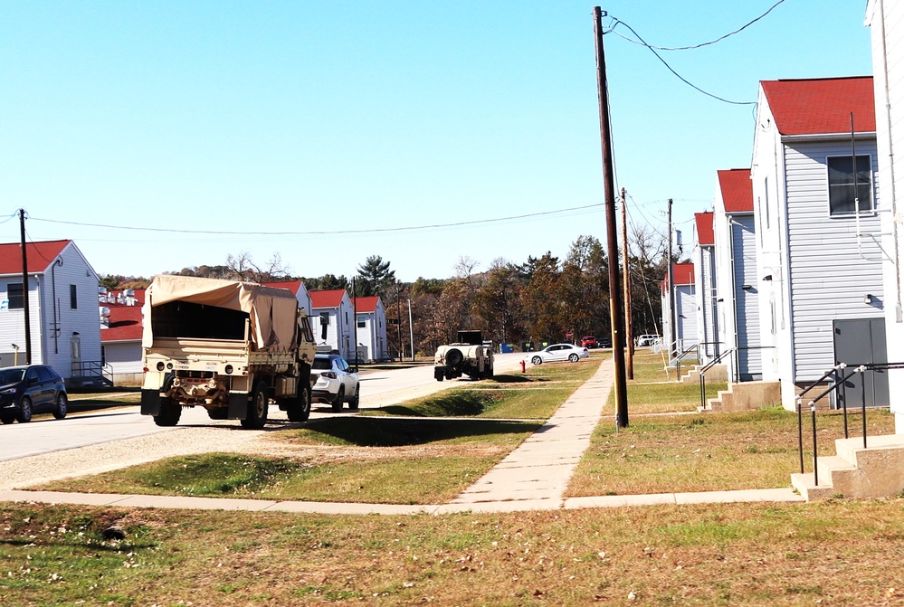 October 2024 training operations at Fort McCoy