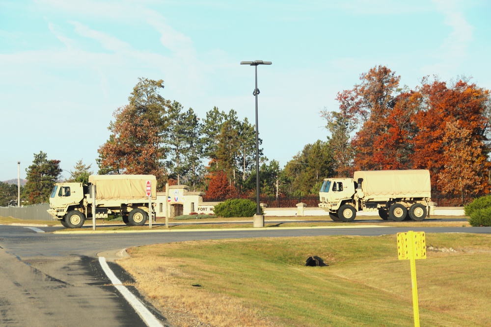 October 2024 training operations at Fort McCoy