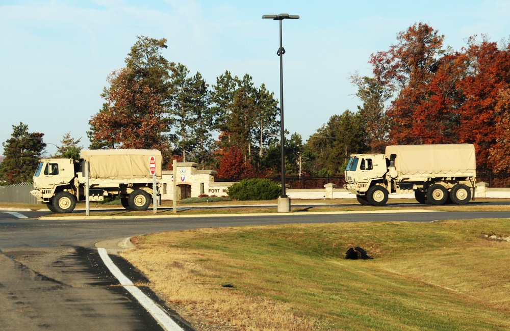 October 2024 training operations at Fort McCoy