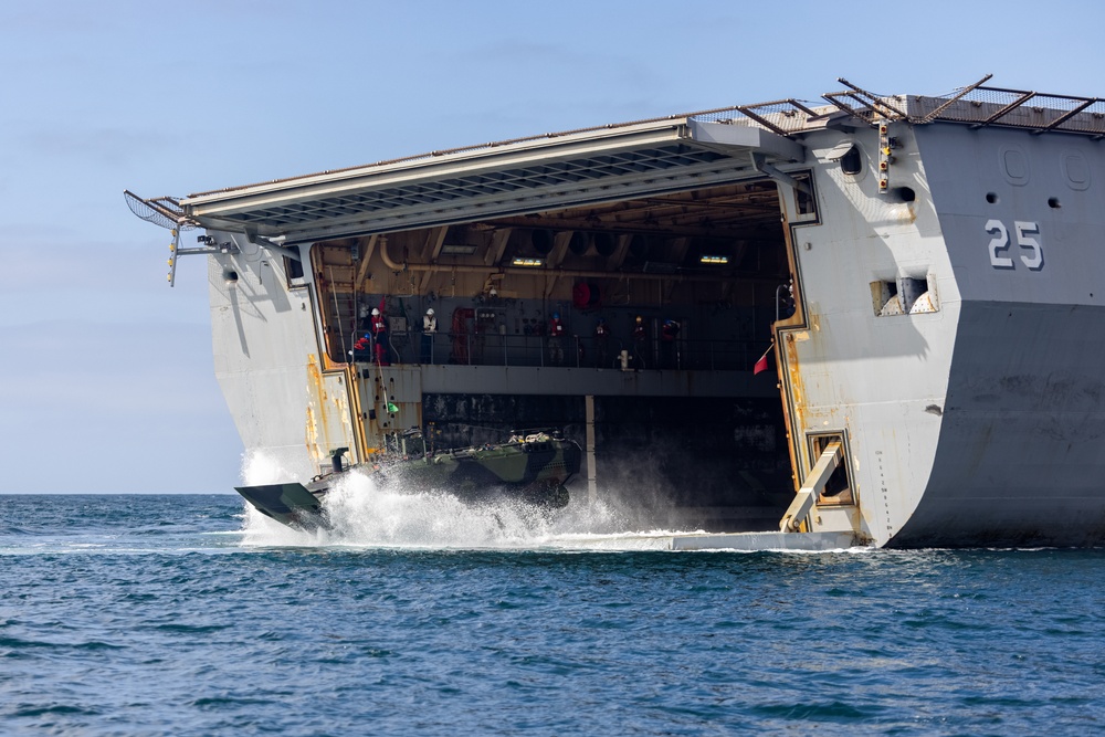 DVIDS - Images - 1st Bn., 7th Marines; 3rd AA Bn. conduct ACV ship-to ...