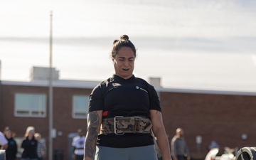 U.S. Marine Competes in Strongman Competition in Jersey Shore, PA