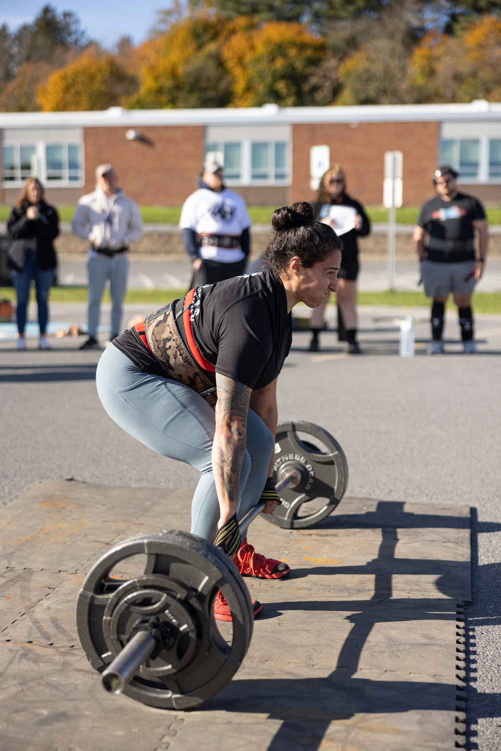 U.S. Marine Competes in Strongman Competition in Jersey Shore, PA