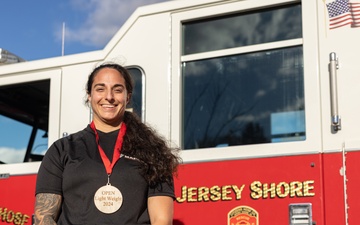 U.S. Marine Competes in Strongman Competition in Jersey Shore, PA