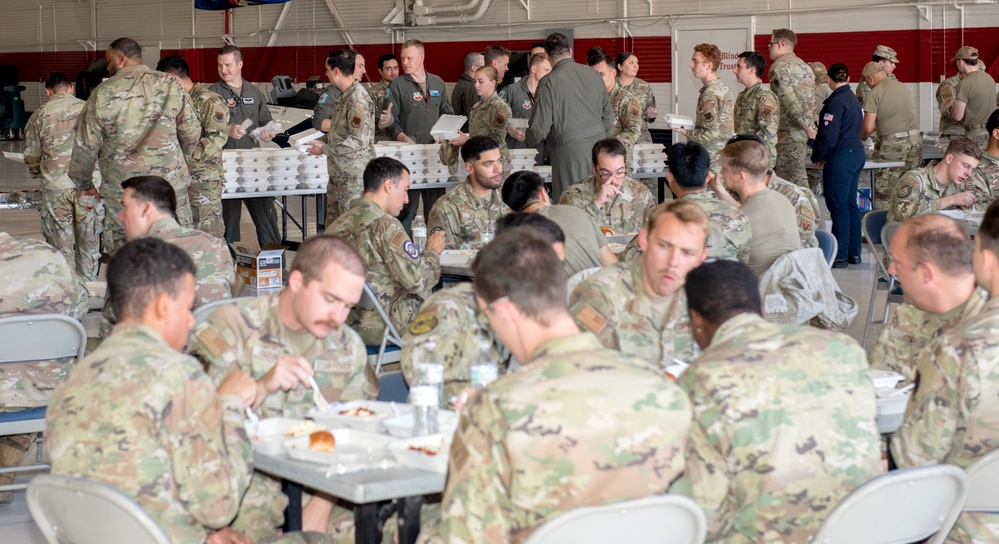 57th Wing thanks maintenance with barbecue