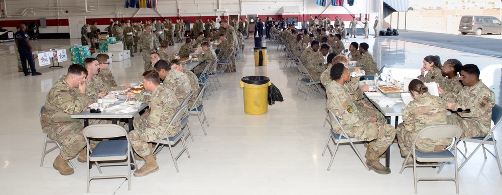 57th Wing thanks maintenance with barbecue