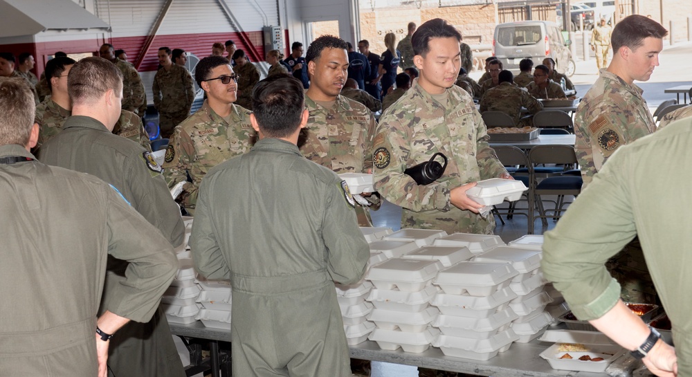 57th Wing thanks maintenance with barbecue