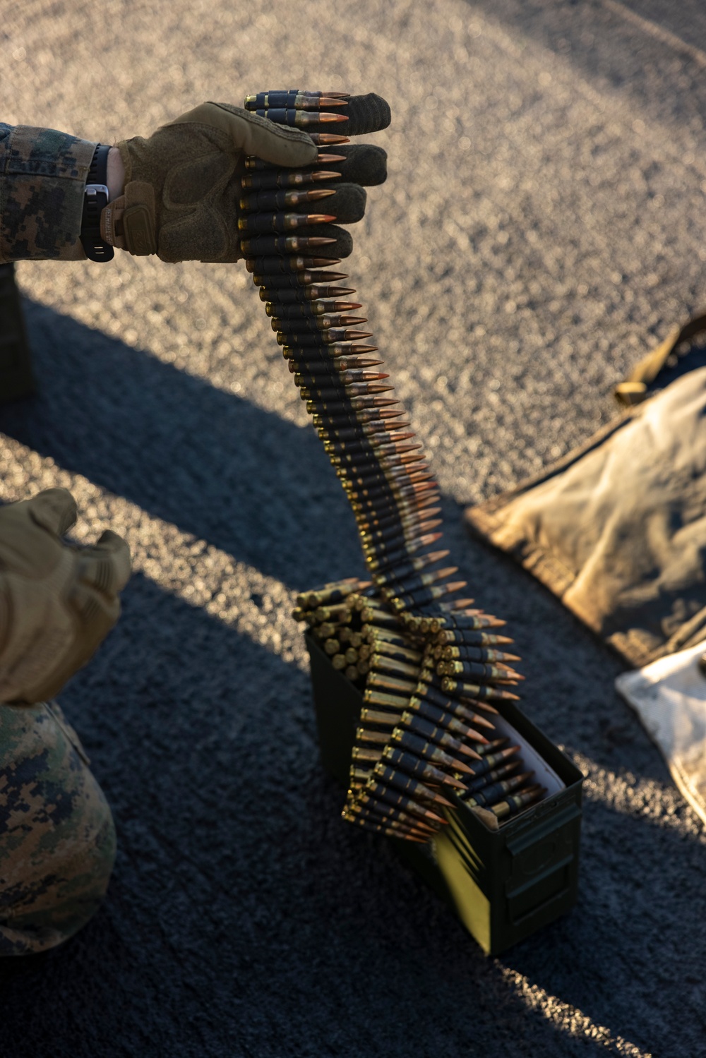 VMM 365 (REIN), 24th MEU (SOC) Crew-Served Weapons Deck Shoot on USS Wasp (LHD 1)