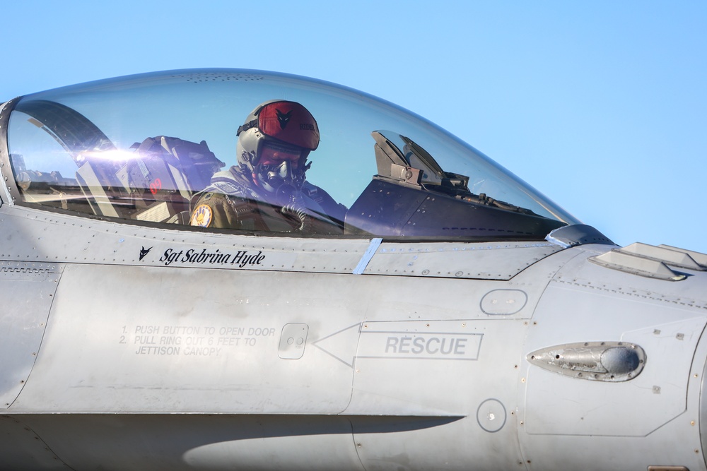 Lt. Col. McCroan's final flight