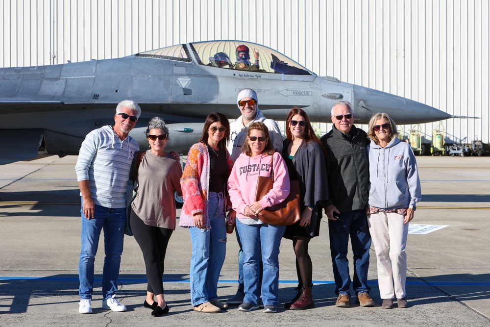 Lt. Col. McCroan's final flight