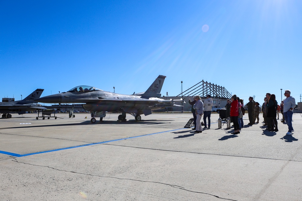 Lt. Col. McCroan's final flight