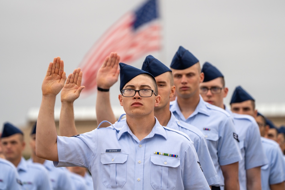 USAF BMT Coin Ceremony, Graduation Parade -23-24 October 2024