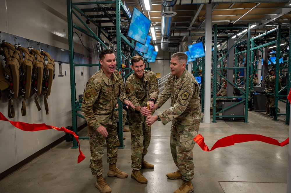 336th Training Group debuts world’s largest parachuting simulator system