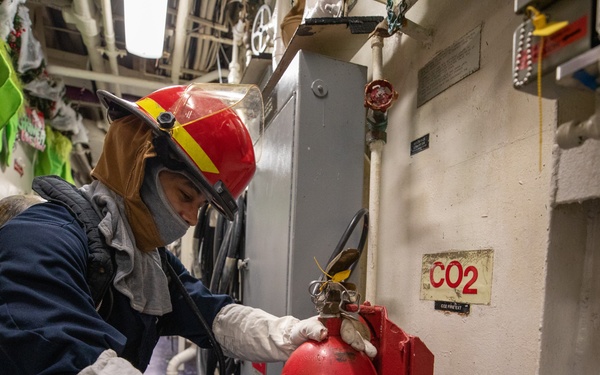 DCCT Drill Aboard the USS Cole
