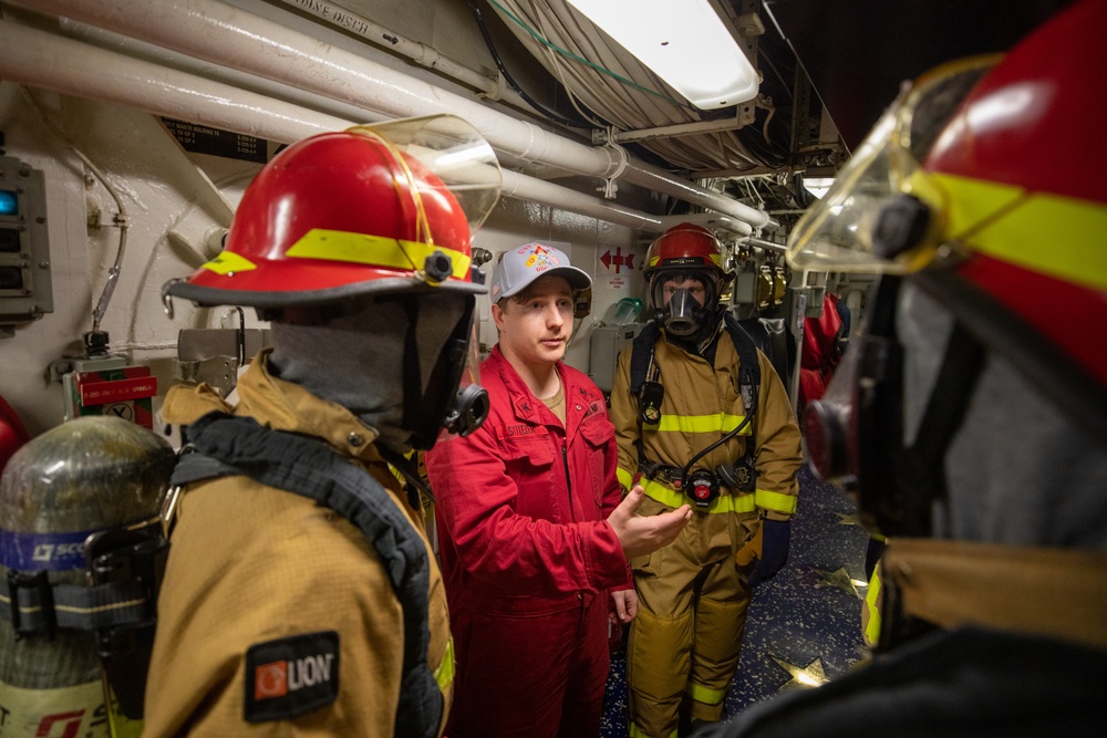 DCCT Drill Aboard the USS Cole