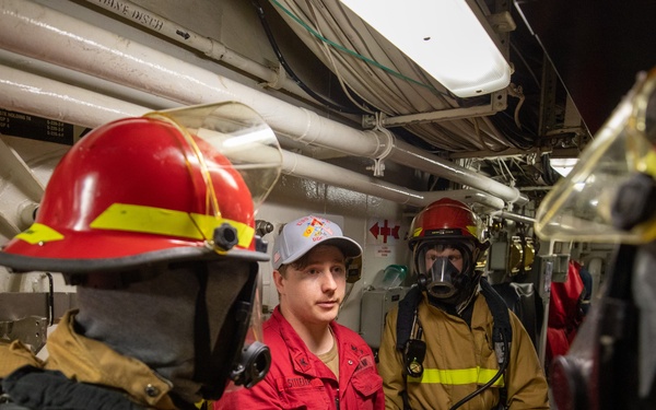 DCCT Drill Aboard the USS Cole