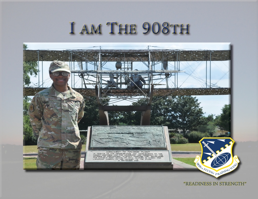 I am The 908th: Senior Airman Tynthia Bedgood