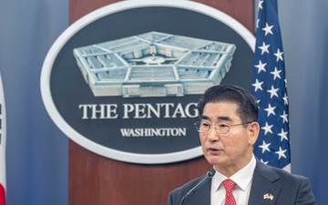 SD, South Korean MoD Conduct Joint Pentagon Press Briefing