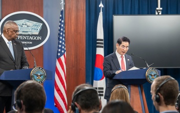 SD, South Korean MoD Conduct Joint Pentagon Press Briefing