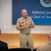 VCNO Visits Student, Navy Leadership in Newport