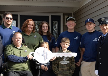 Wounded kentucky National Guardsman receives new &quot;smart home&quot;
