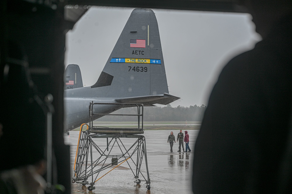 314th AW hosts ROTC tour