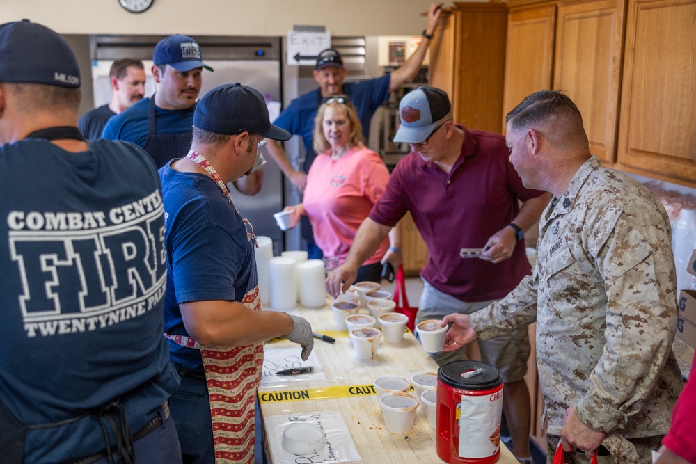 The Combat Center Fire Department hosts their 25th Annual Chili Luncheon