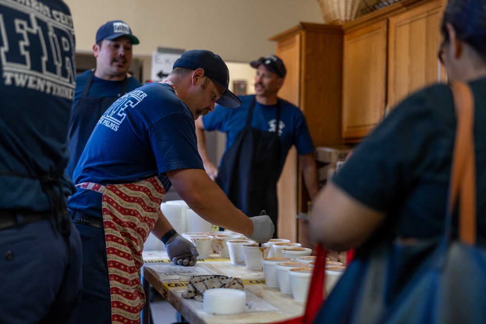 The Combat Center Fire Department hosts their 25th Annual Chili Luncheon